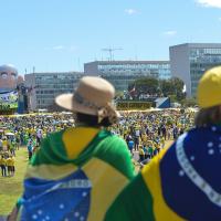 Protests in the sunday morning in Brasilia DF