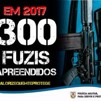 PMERJ - Em 9 meses foram 300 fuzis apreendidos no Rio de Janeiro