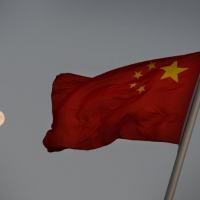 (Arquivo) A China realizou pela primeira vez o lançamento de um foguete espacial a partir do mar, reafirmando sua ambição de colocar em órbita satélites comerciais