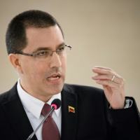 O chanceler venezuelano Jorge Arreaza