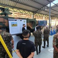 GUARANI - ARES inaugura base em Uruguaiana/RS para atender Exército Brasileiro. Presente GenEx Stumpf (CMS) e GenDiv Hertz (3ª DE)