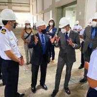 Diretor da AIEA é apresentado à obra do Bloco 40 no Complexo Naval de ARAMAR