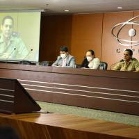 O simpósio, que ocorre em formato virtual, divulga os resultados parciais do Pró-Defesa IV e promove a interação entre pesquisadores e demandantes dos produtos dos projetos de pesquisa em execução