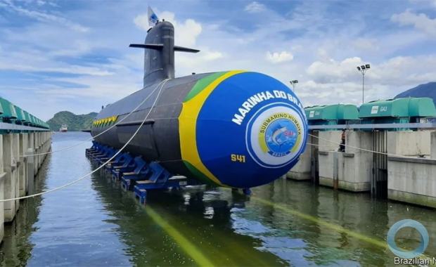 Submarine S-41 Humaita Diesel Eletric powered launched in December 2018  Phot - Brazilian Navy