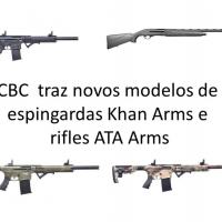 CBC em parceria com fabricantes da Turquia traz ao Brasil novos modelos de espingardas Khan Arms e rifles ATA Arms