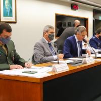 O Ministro da Defesa, Walter Souza Braga Netto, explanou sobre a implementação da Política Nacional de Defesa (PND), da Estratégia Nacional de Defesa (END) e do Livro Branco de Defesa Nacional (LBDN)