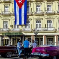 O Hotel Inglaterra de Havana, eem 17 de novembro de 2021 (AFP/YAMIL LAGE)