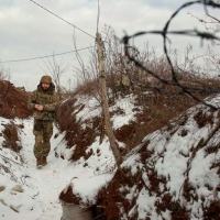 Membro das Forças Armadas da Ucrânia na região de Donetsk