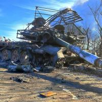 Carro de Combate russo destruído na Operação Especial na Ucrânia pela Federação Russa