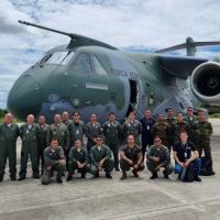 O Exercício Técnico OPFM KC-390 destina-se à capacitação de pilotos e mestres de carga por parte da  EMBRAER 