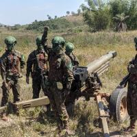 Artilharia Paraquedista conduz treinamento com Sistema de Apoio de Fogos